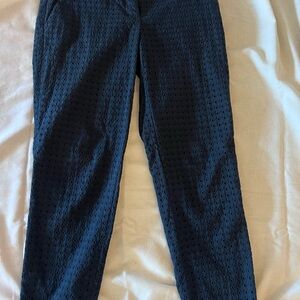 LOFT Black Ankle Cropped Pants